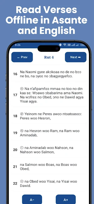 Asante Twi and English Bible Screenshot 2