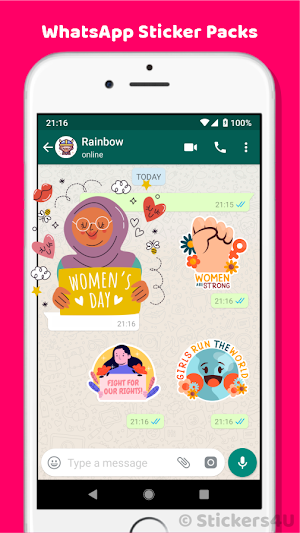 Happy Women's Day Stickers (2) Screenshot 1