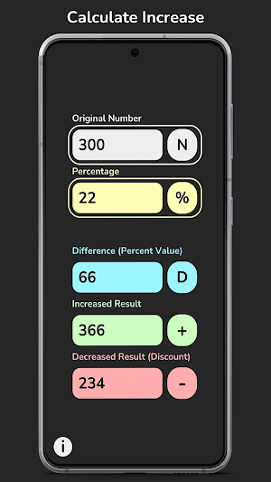 Simple Percentage Calculator Screenshot 2