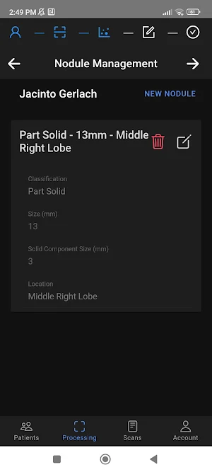 Lung Nodule Tracker Screenshot 2