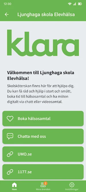 Klara Elevhälsa Screenshot 1