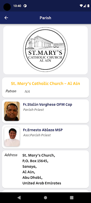 St. Marys church, Al Ain Screenshot 1