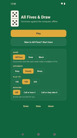 All Fives & Draw Dominoes Screenshot 0