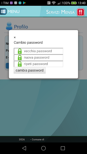 Servizi mensa Screenshot 1