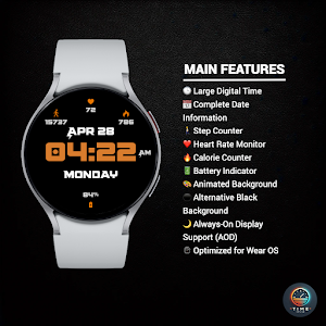 Depth Hours - watch face Screenshot 1