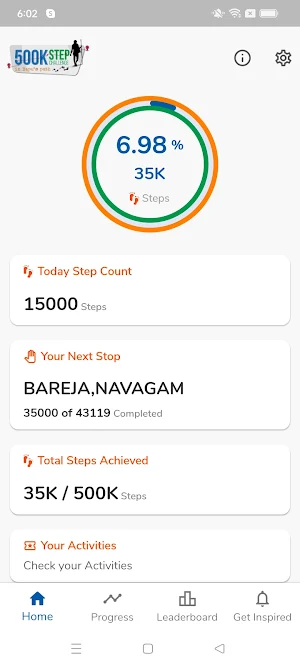 500K Step Challenge Screenshot 2