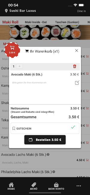 Sushi Bar Luxus Screenshot 3