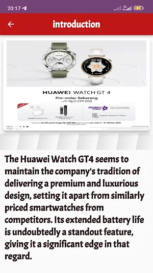 huawei watch gt 4 harga guide Screenshot 1