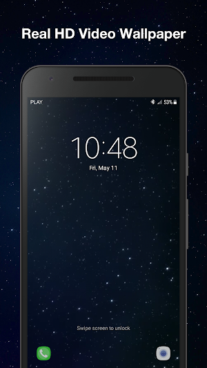 Dark Black Live Wallpaper Screenshot 2