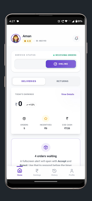 QuickeMart Delivery Screenshot 0