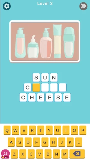 Word Chain Reaction - with Pic Screenshot 1
