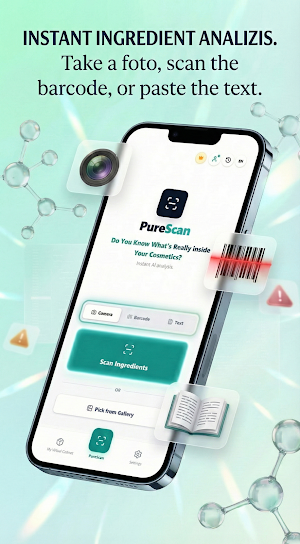 PureScan: Cosmetic Analyzer Screenshot 0
