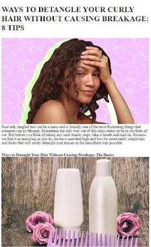 How Prevent Hair From Tangling Screenshot 2