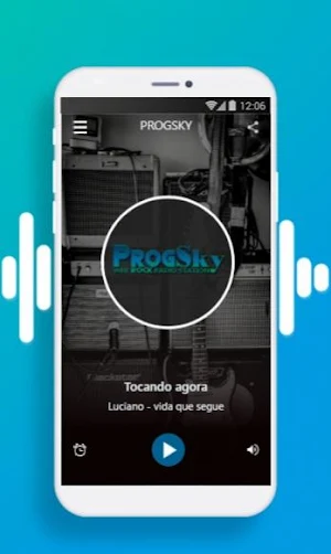 PROGSKY – Web Rock Radio Station Screenshot 1