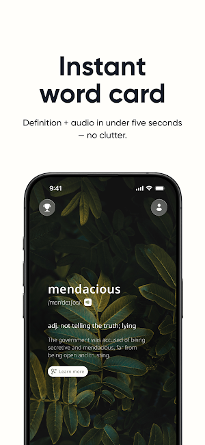 Vocabulary Builder by Learning Screenshot 2