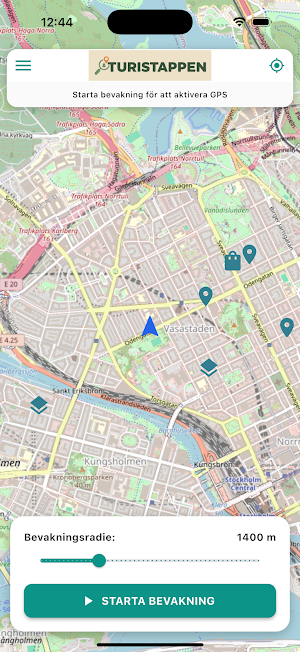 Turistappen Screenshot 0
