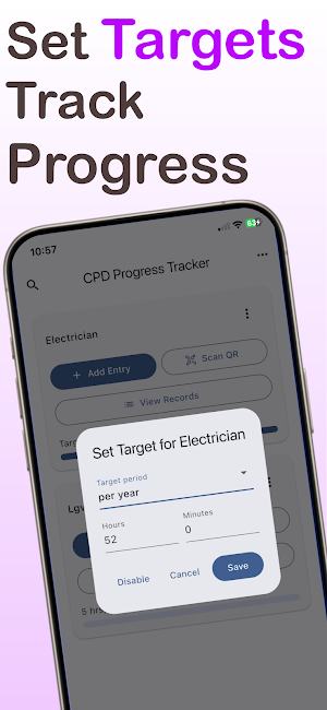 CPD Progress Tracker Screenshot 2