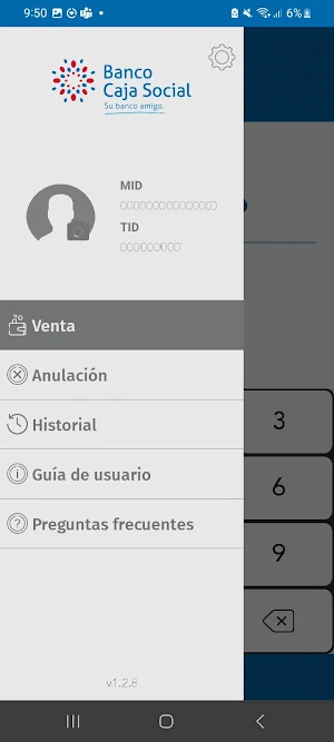 Banco Caja Social POS Screenshot 2