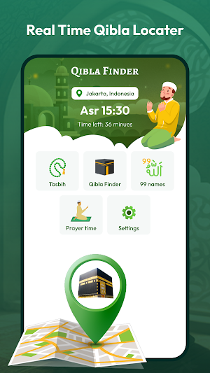 Pray Time Qibla - Ramadan 2023 Screenshot 1
