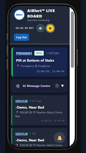 AIRlert LIVE Screenshot 2