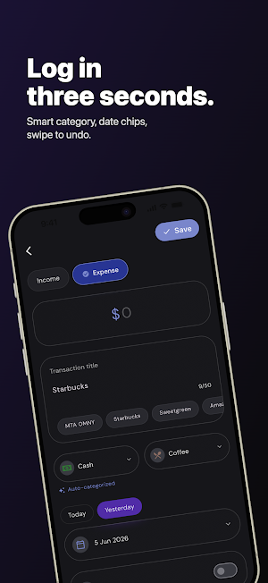 Focused Wallet: Money Manager Screenshot 3