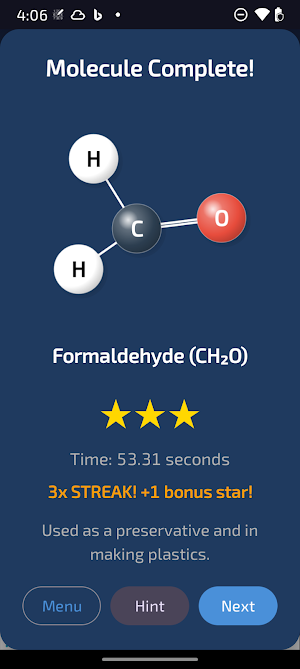 ChemLab: Molecule Builder Screenshot 2