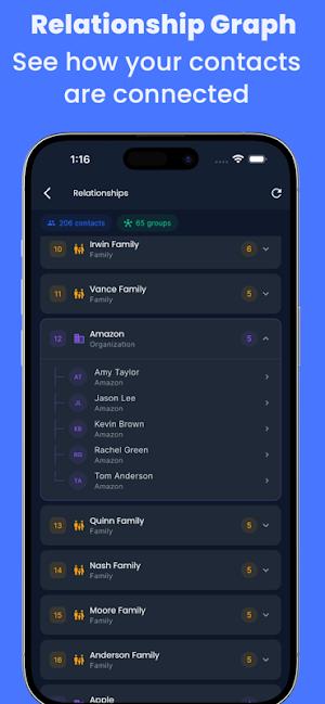 Vertex - Merge Contacts Screenshot 3