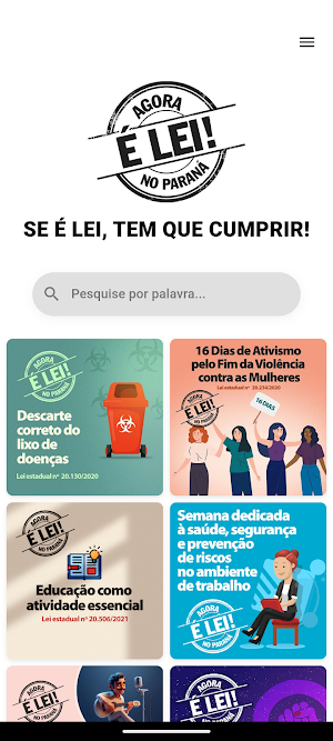 Agora é Lei no Paraná Screenshot 0