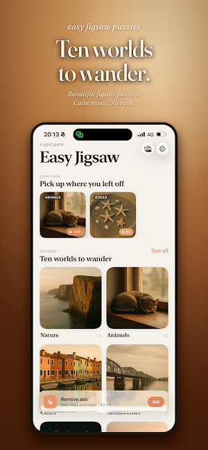 Easy Jigsaw Puzzles Screenshot 1