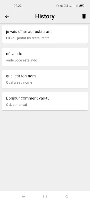 French - Portuguese Translator Screenshot 2