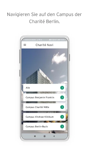 Charité Navi Screenshot 0