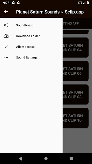 Planet Saturn Sound Collections ~ Sclip.app Screenshot 3