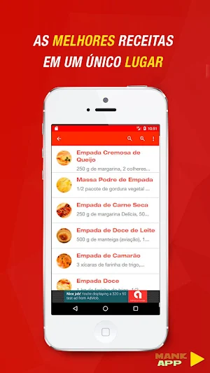 Receitas de Empadas Screenshot 0