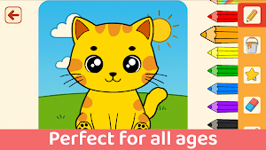 Coloring Kids Games: Draw Pets Screenshot 0