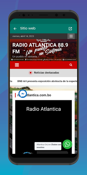 Radio Atlantica 88.9 FM Screenshot 3