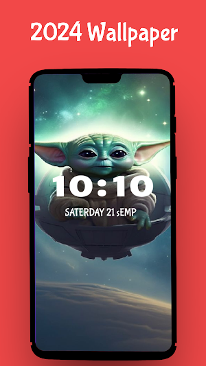 Baby yoda Wallpaper HD Screenshot 1