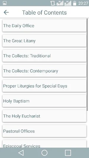 The Book of Common Prayer Screenshot 1