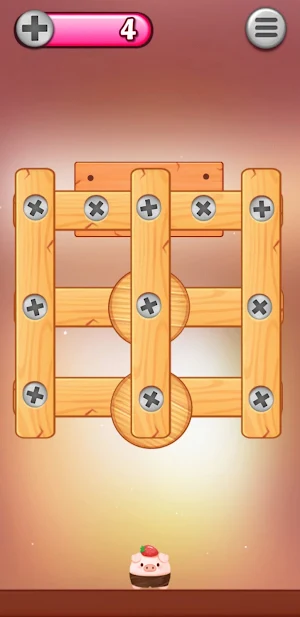 UnScrew It: Save the pig! Screenshot 0