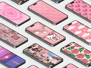 Pink Aesthetic Wallpaper HD Screenshot 1
