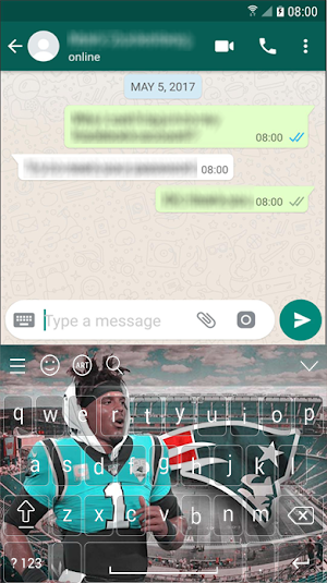Cam Newton Patriots Keyboard NFL 2020 For Lovers Screenshot 0