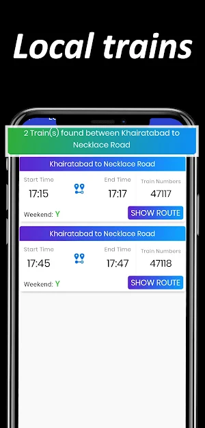 Hyderabad Metro, MMTS Trains, RTC Bus Timetable Screenshot 1