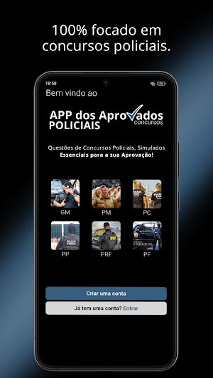 APP dos Aprovados Policiais Screenshot 2