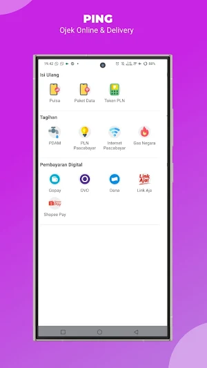 PING -Aplikasi Ojek & Delivery Screenshot 3