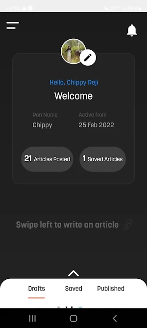 Manorama Online Reporters app Screenshot 0