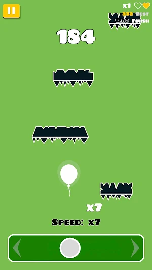 Balloon Dash : Geometry fly Screenshot 2