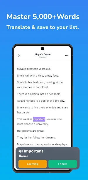 Read & Learn English - Storish Screenshot 1