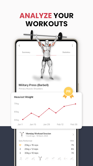 GymNotes: Gymbook Strength Log Screenshot 2