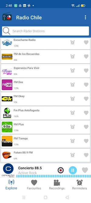 Radio Chile : Online FM Music Screenshot 1