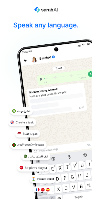 SarahAI Executive Assistant Screenshot 2