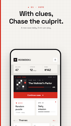 Roomdoku: Sudoku Whodunit Screenshot 2